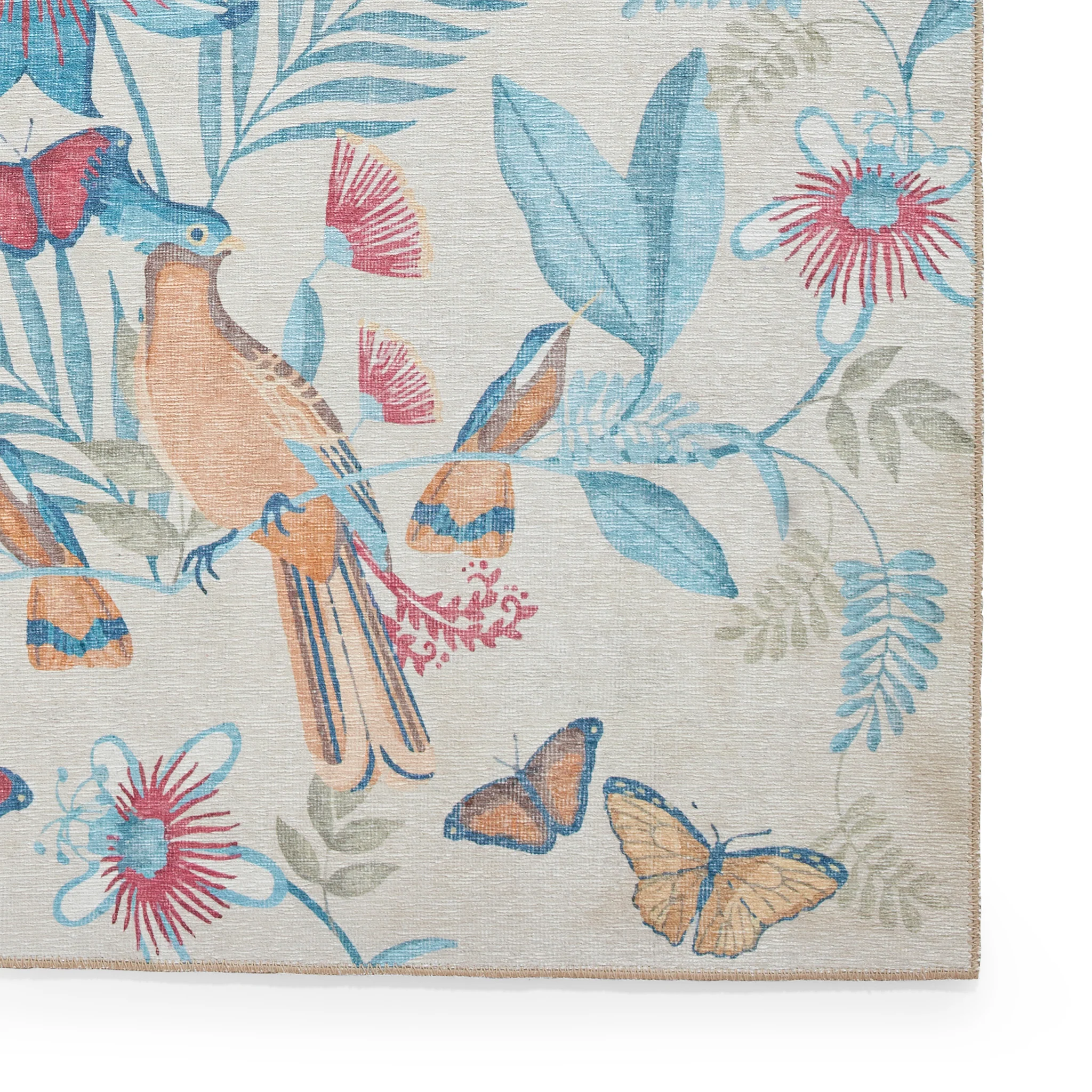 Amaya Tropical Birds Washable Rug - Image 26