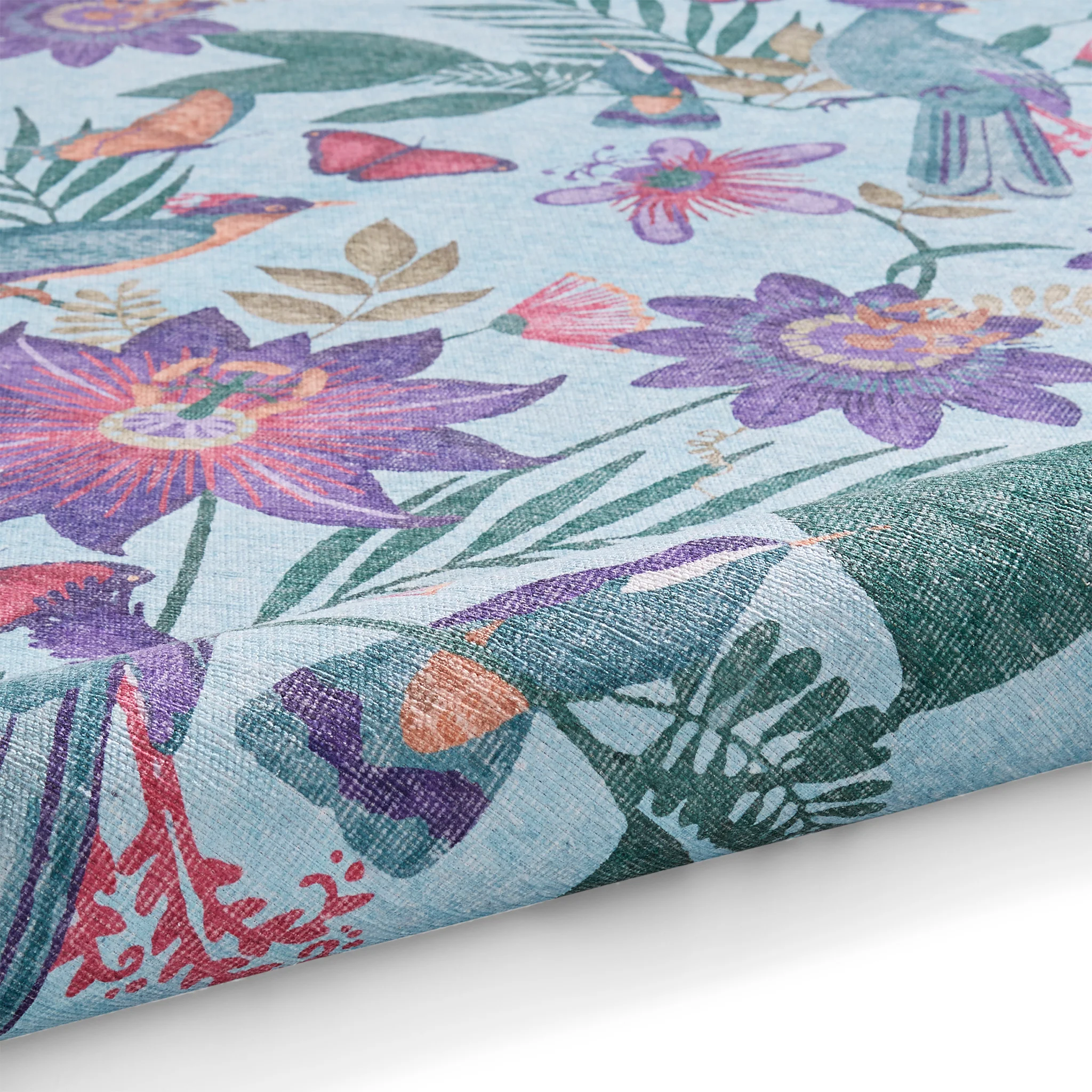 Amaya Tropical Birds Washable Rug - Image 4