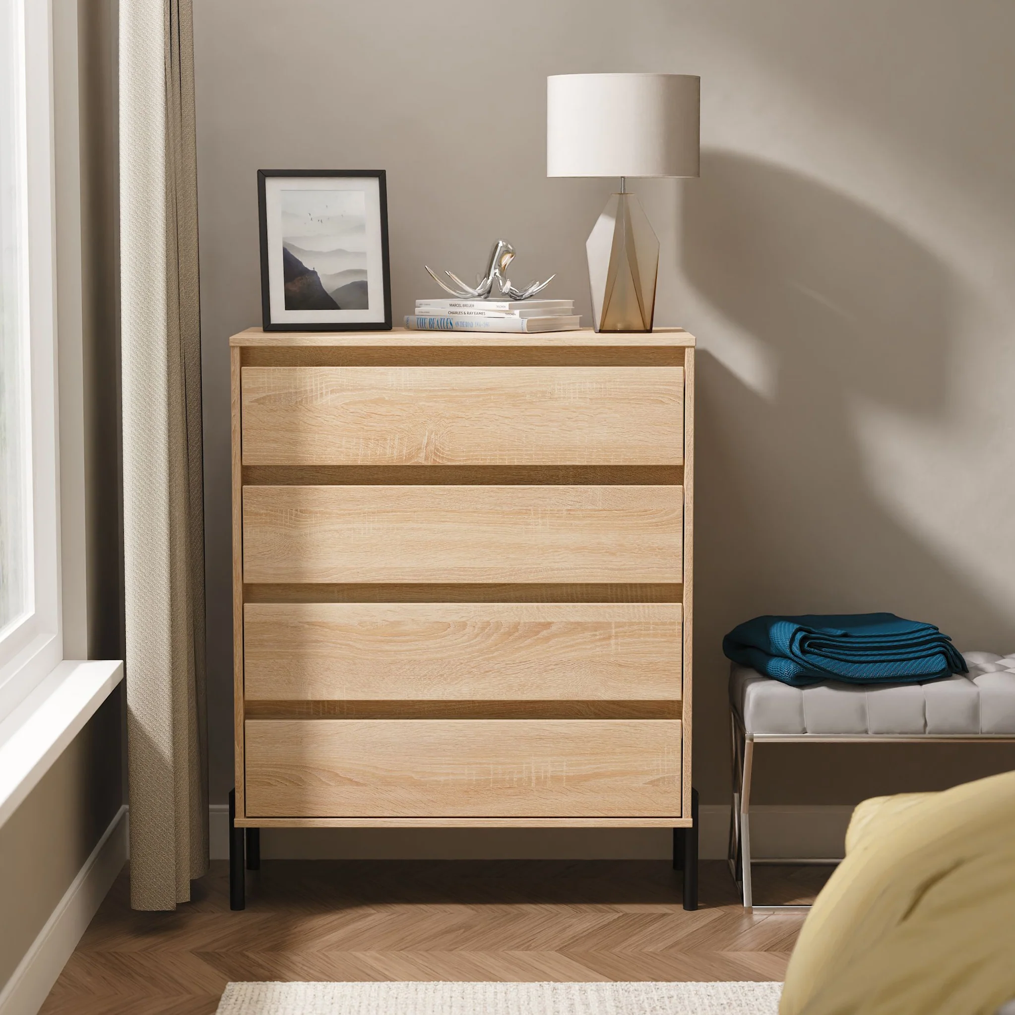 Axton 4 Drawer Chest - Image 2