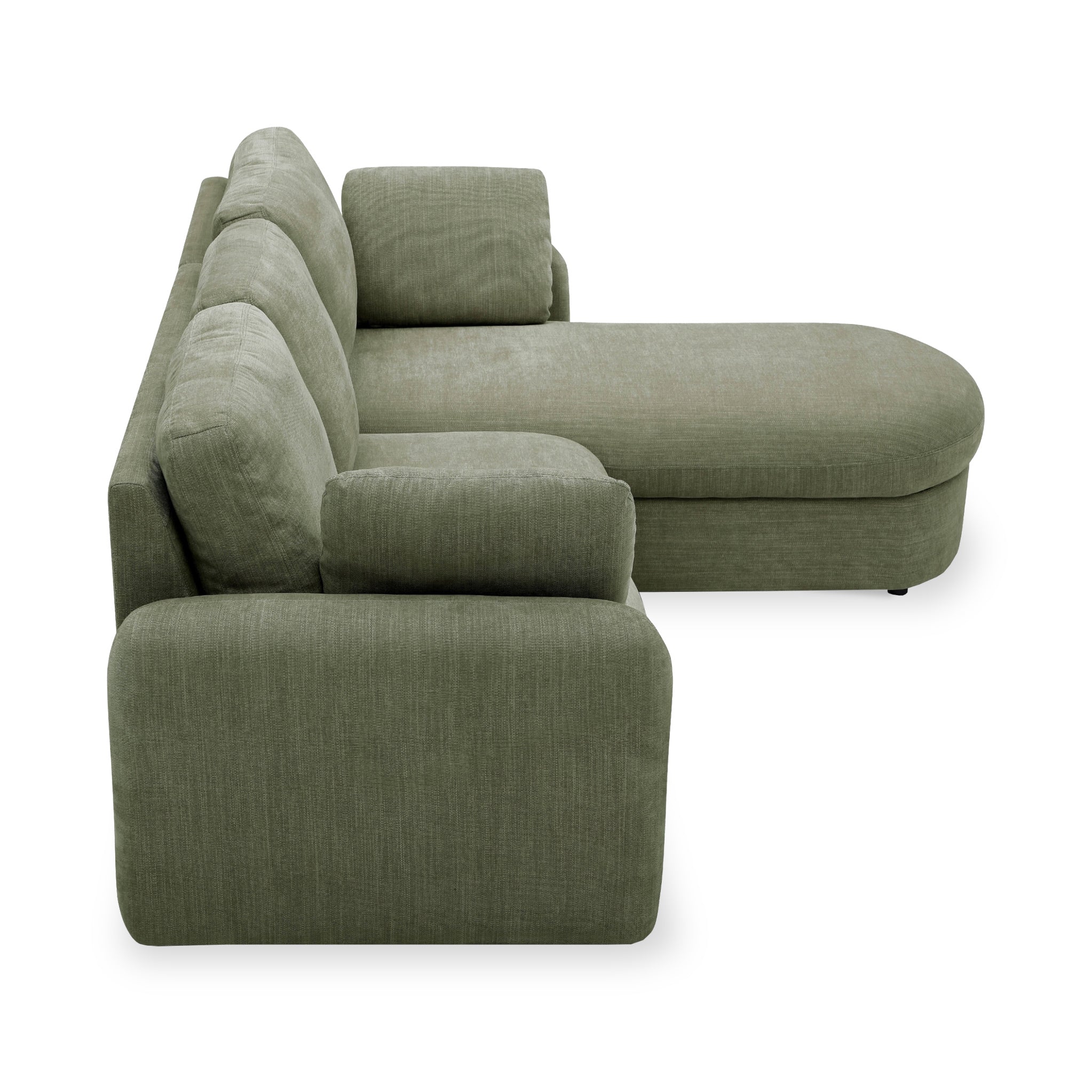 Belvere Curved Corner 3 Seater Sofa Bed - Image 11