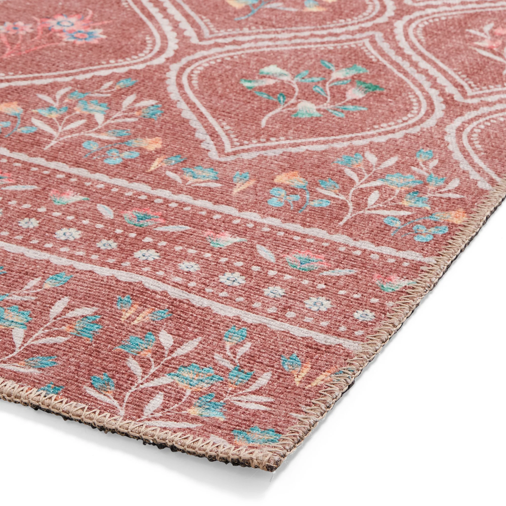 Cameo Floral Washable Rug - Image 24