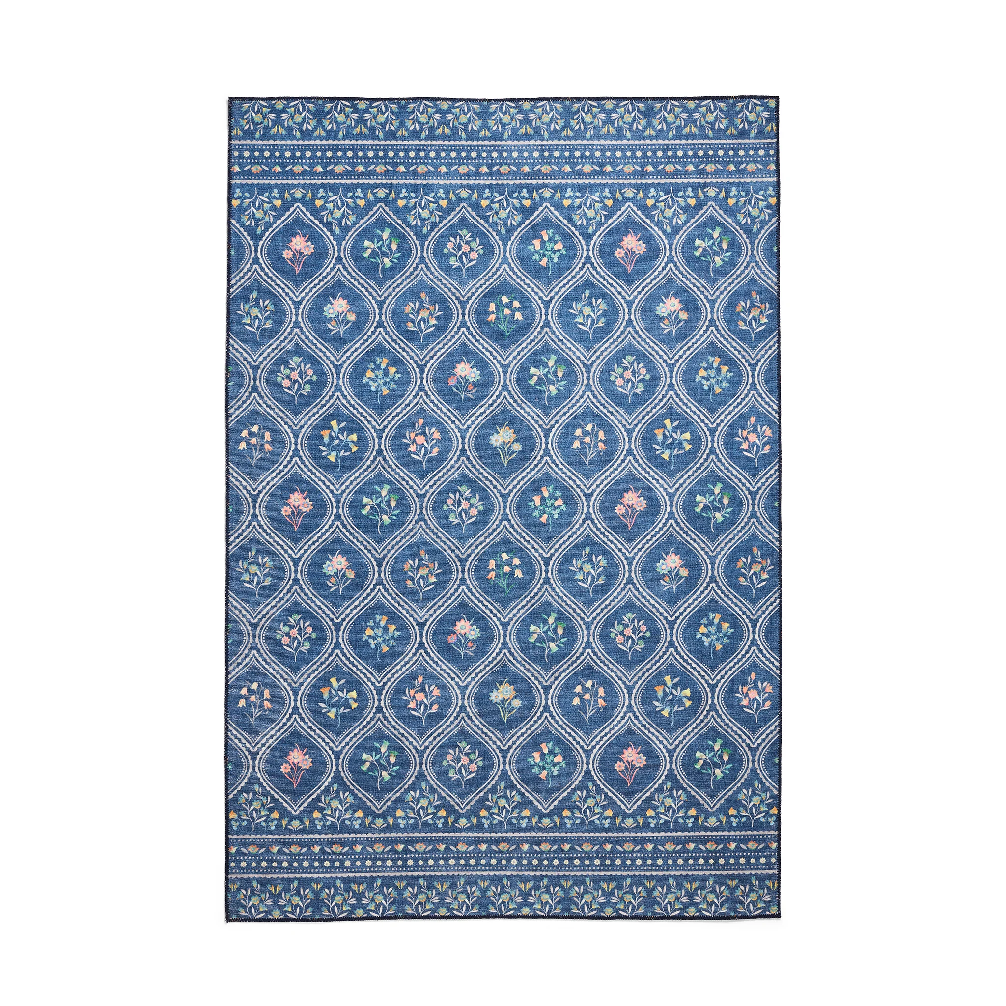 Cameo Floral Washable Rug - Image 37