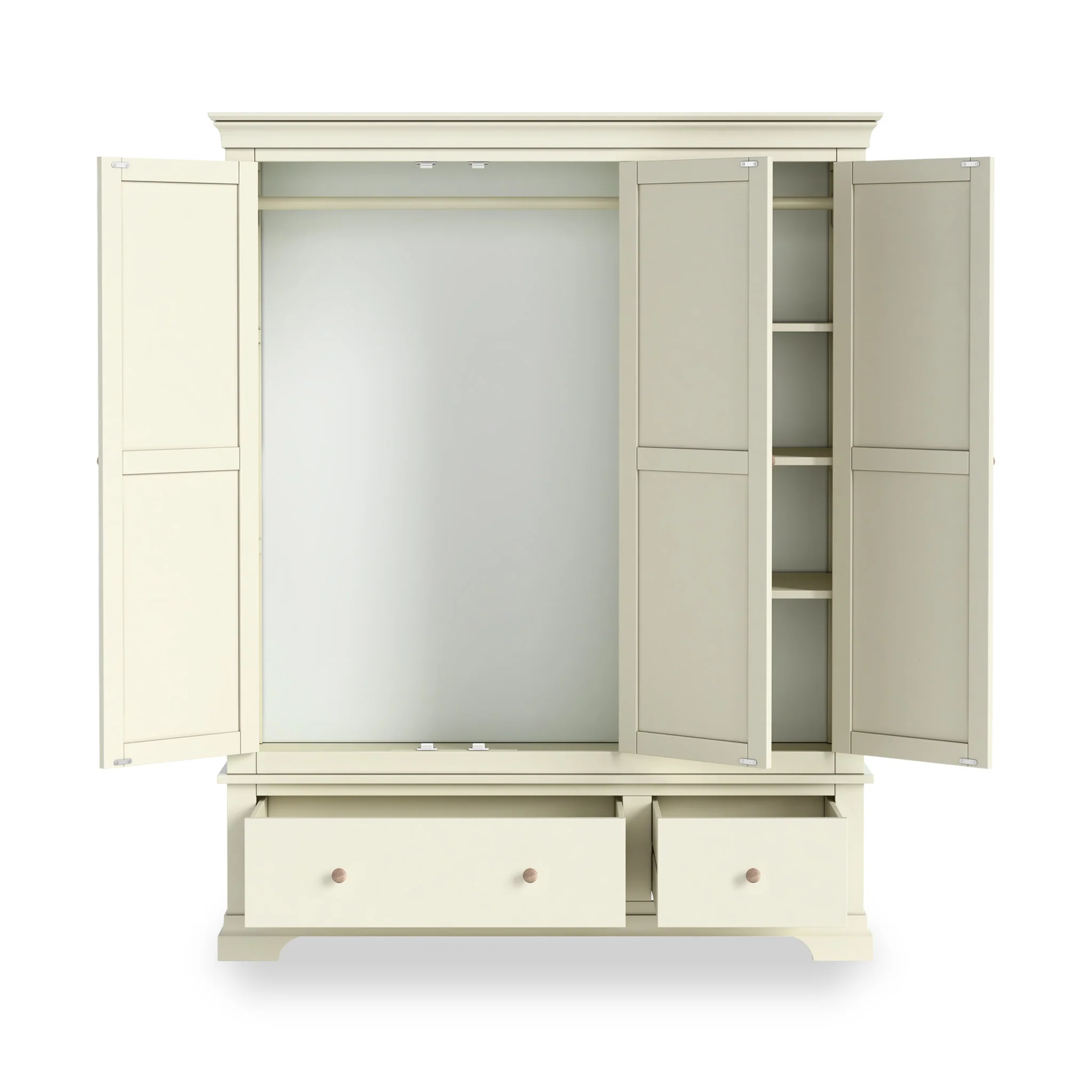 Colette Triple Wardrobe with 2 Drawers - Image 10