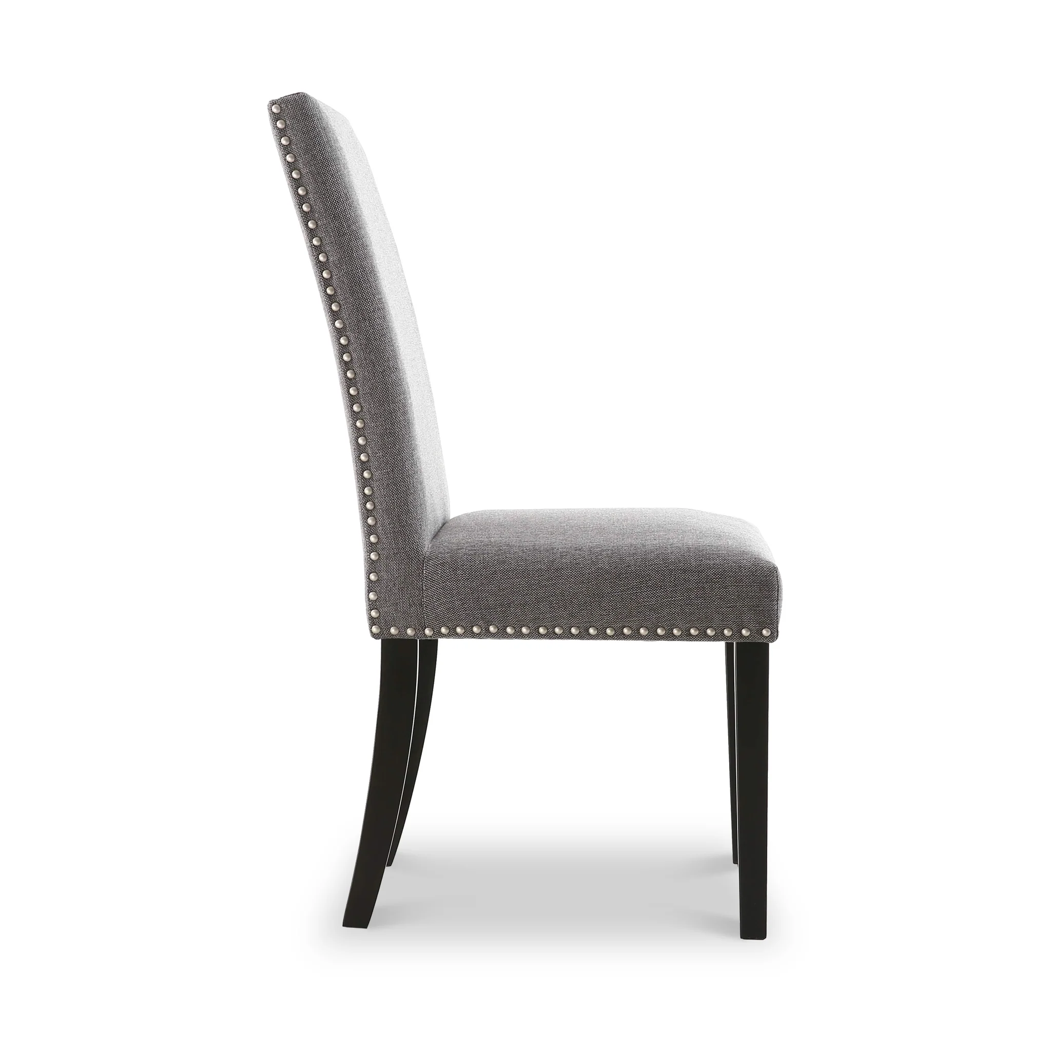 Conran Stud Detail Dining Chair with Black Legs - Image 4
