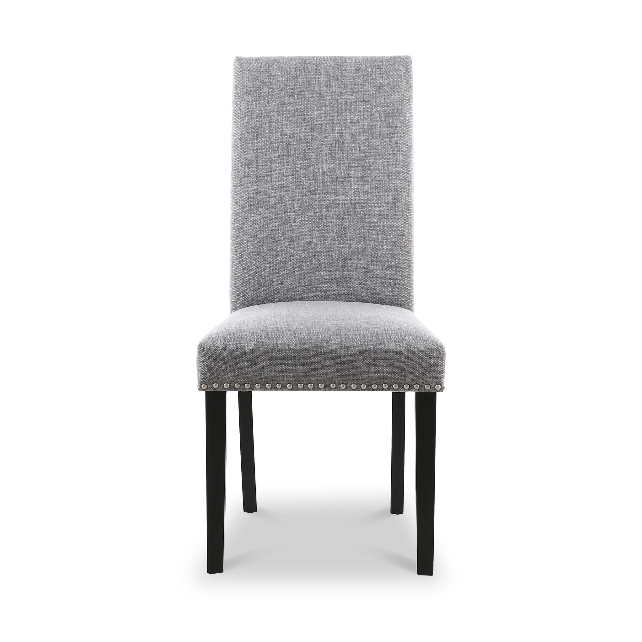 Conran Stud Detail Dining Chair with Black Legs - Image 8