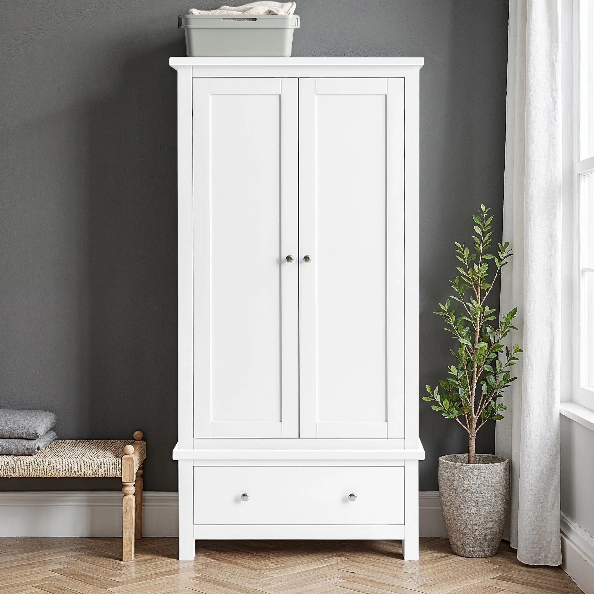 Cornish Double Wardrobe - Image 2