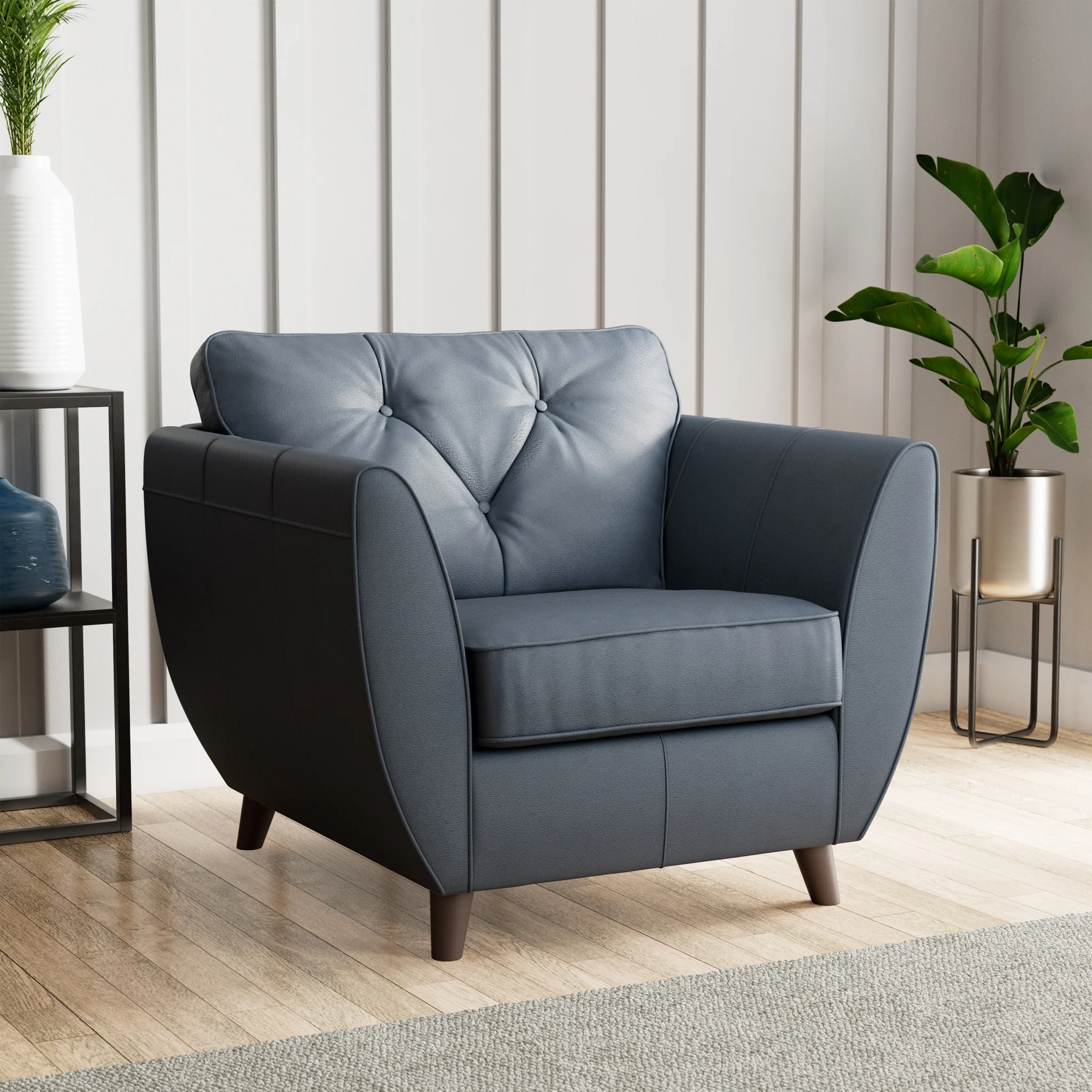 Edison Leather Armchair - Image 7