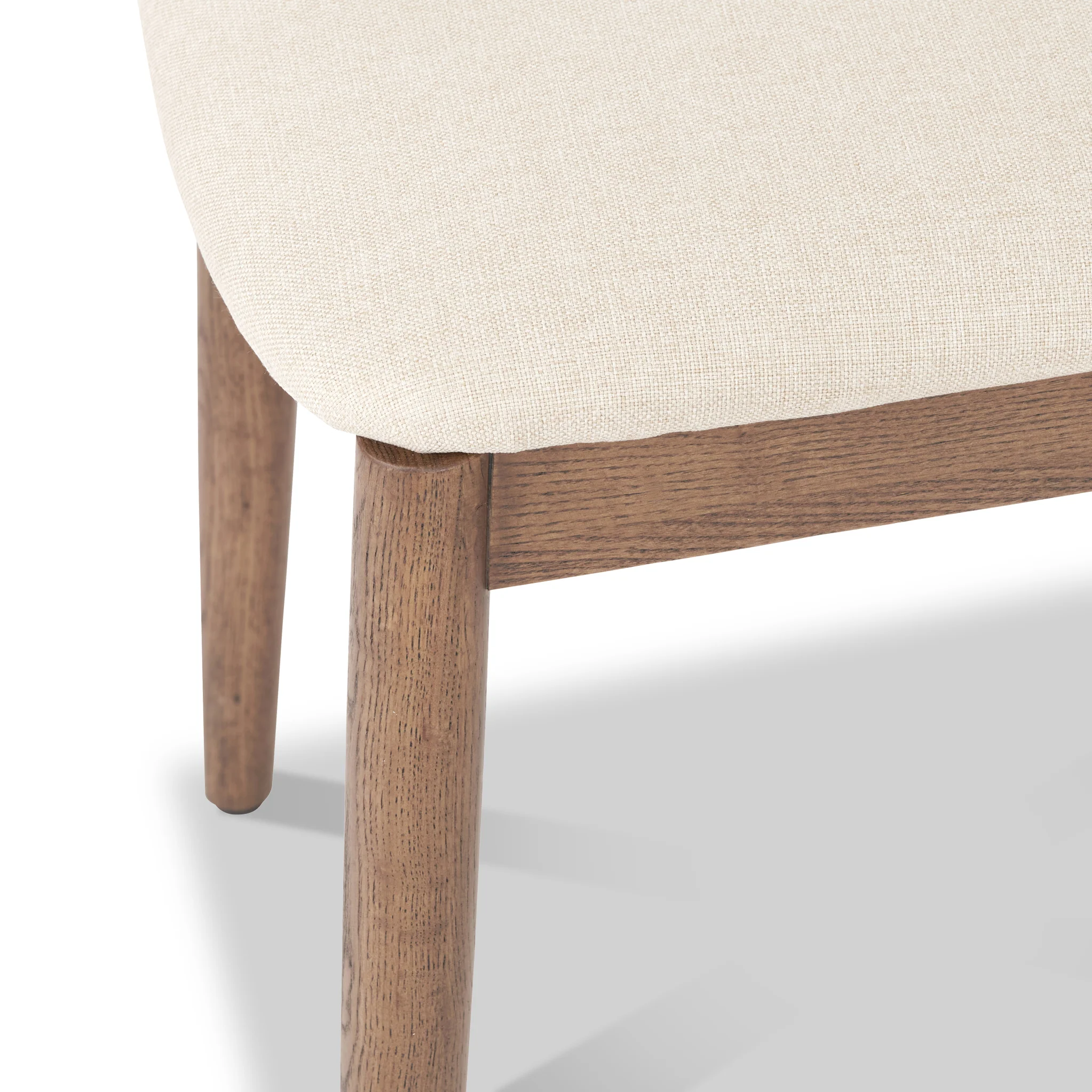 Elias Dark Ash Curved Back Dining Chair - Image 6