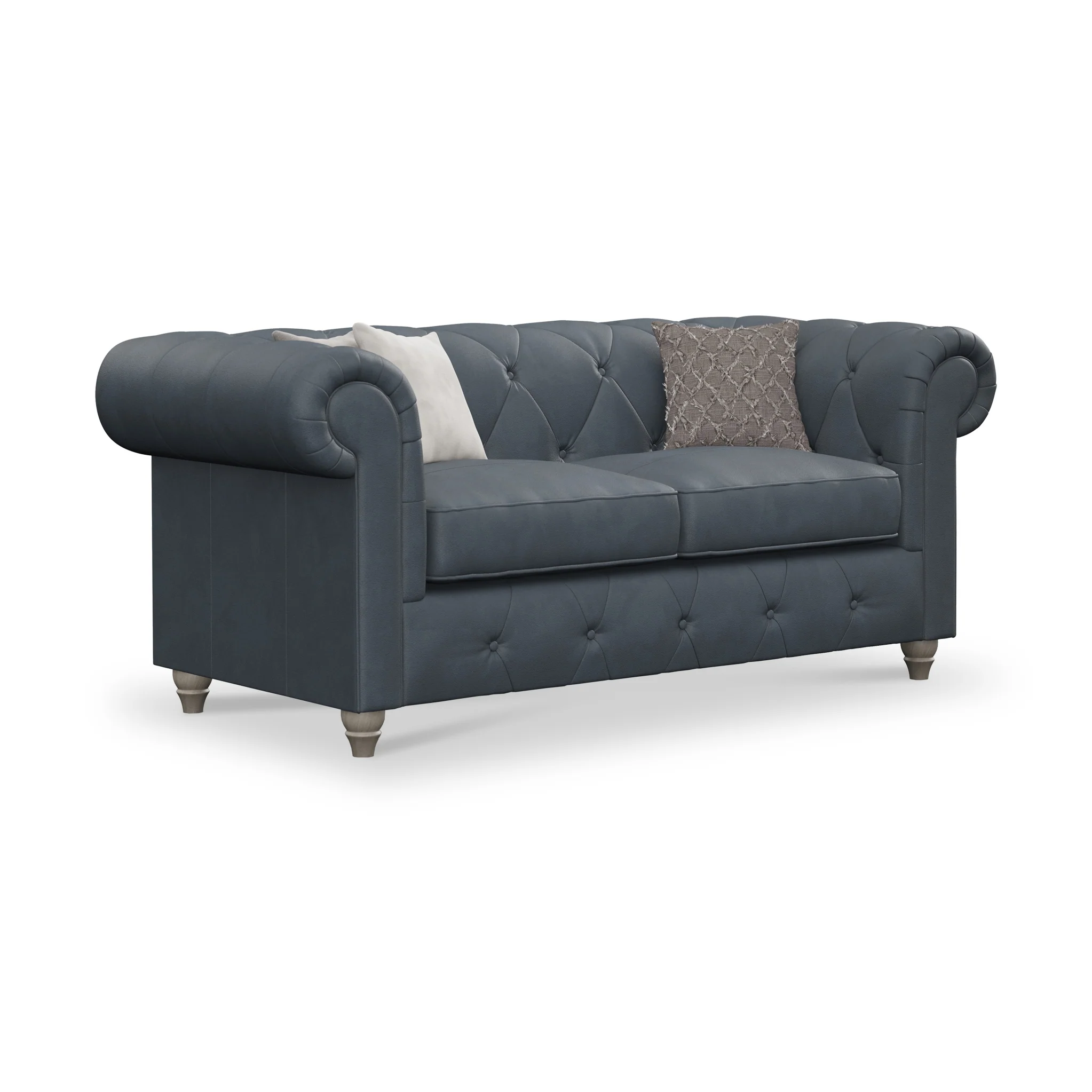 Everett Leather 2 Seater Sofa - Image 30