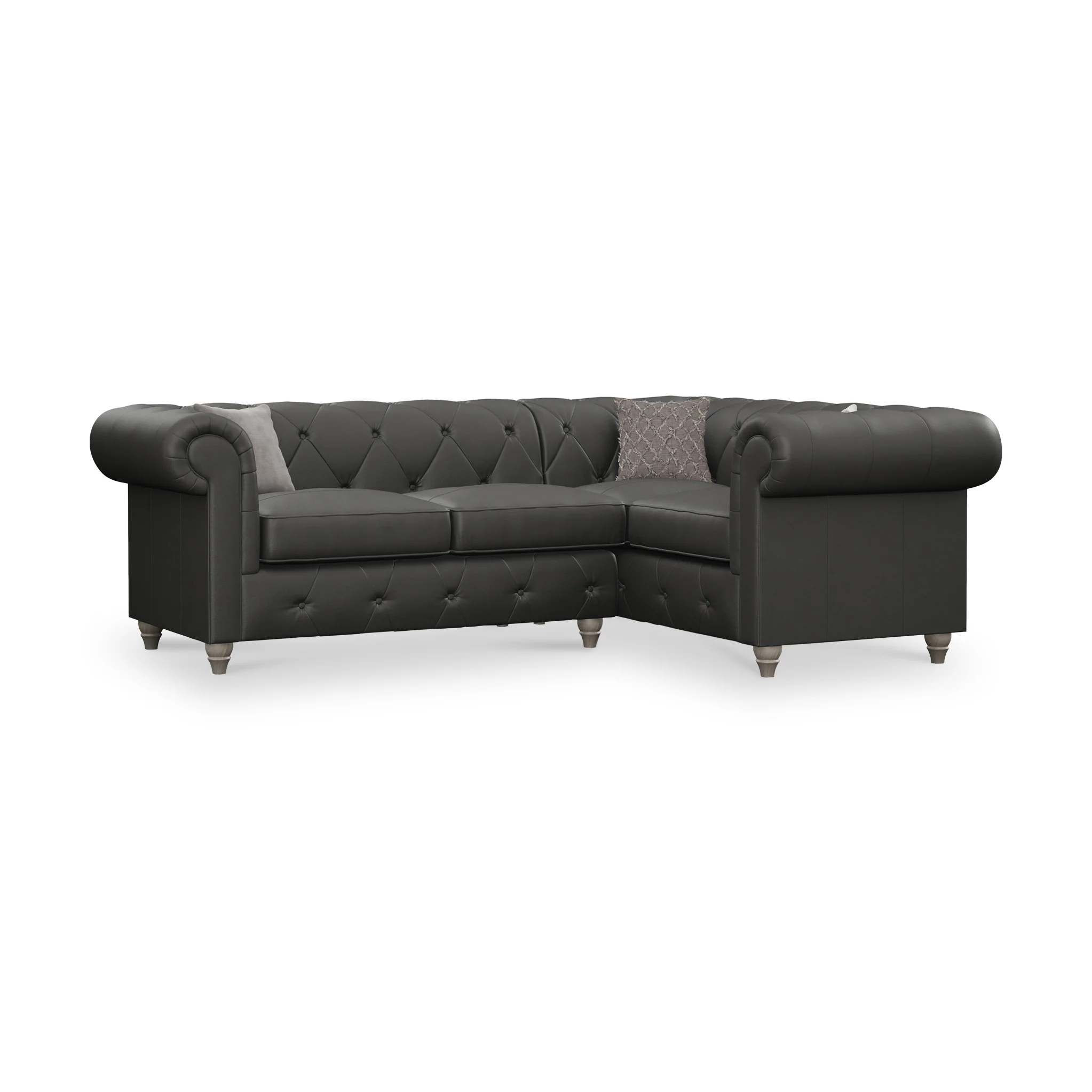 Everett Leather Corner Sofa - Image 62