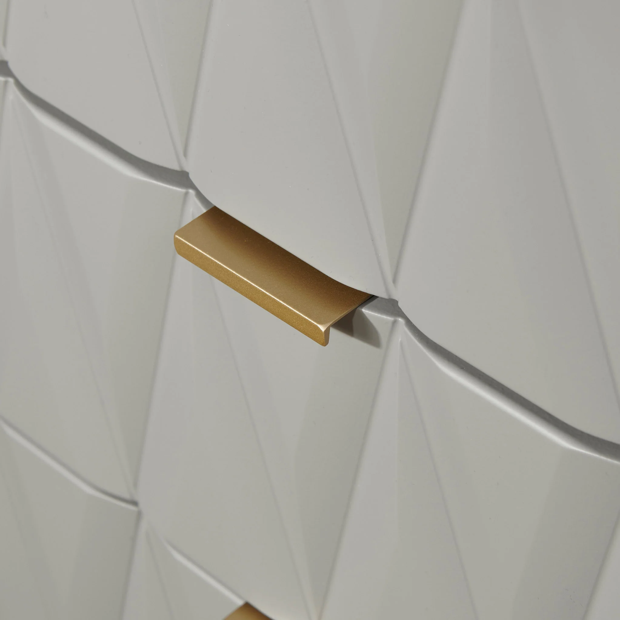 Geo 2 Drawer Utility with Gold Hairpin Legs - Image 4
