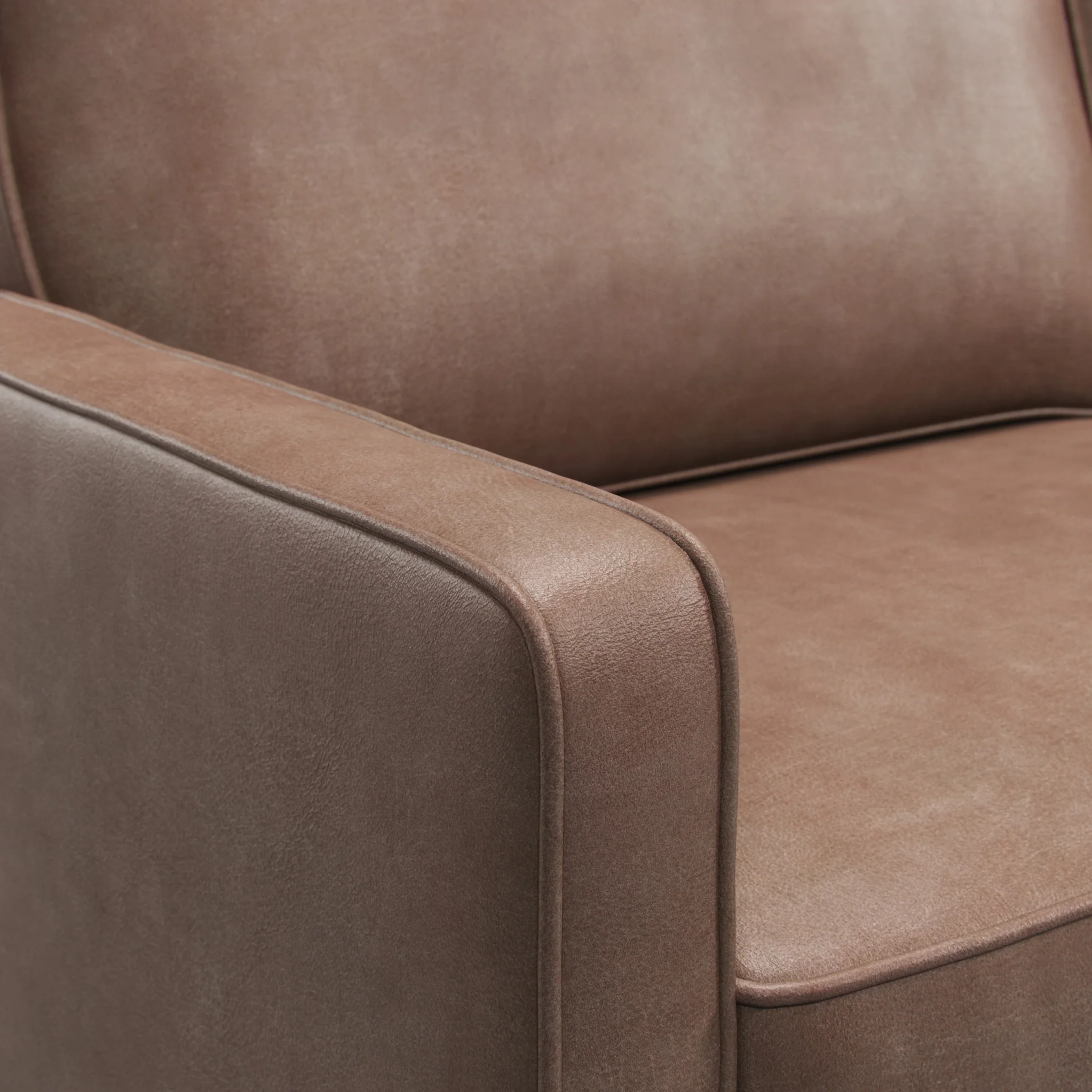 Jefri Faux Leather Armchair - Image 7