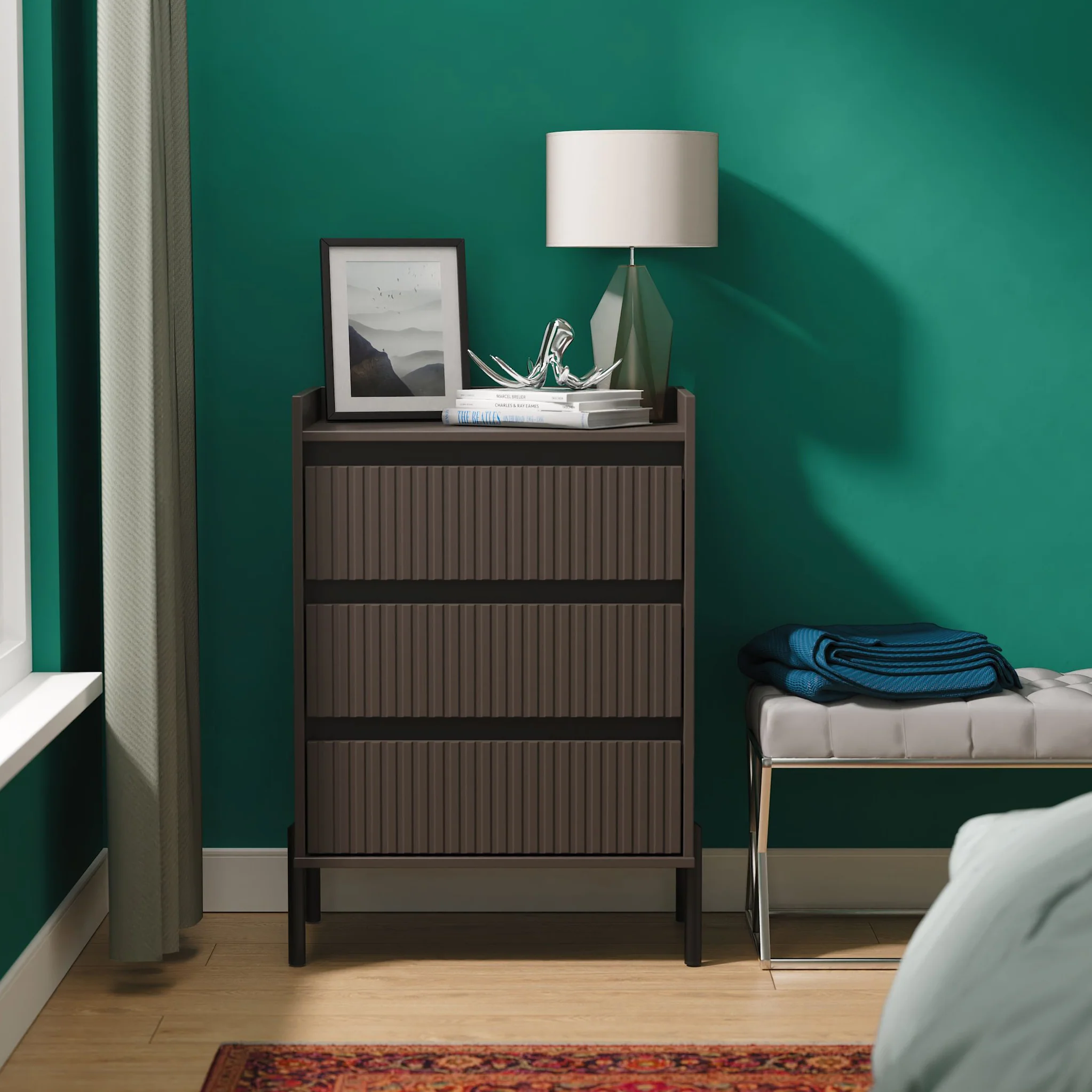 Kenton 3 Drawer Compact Chest - Image 8