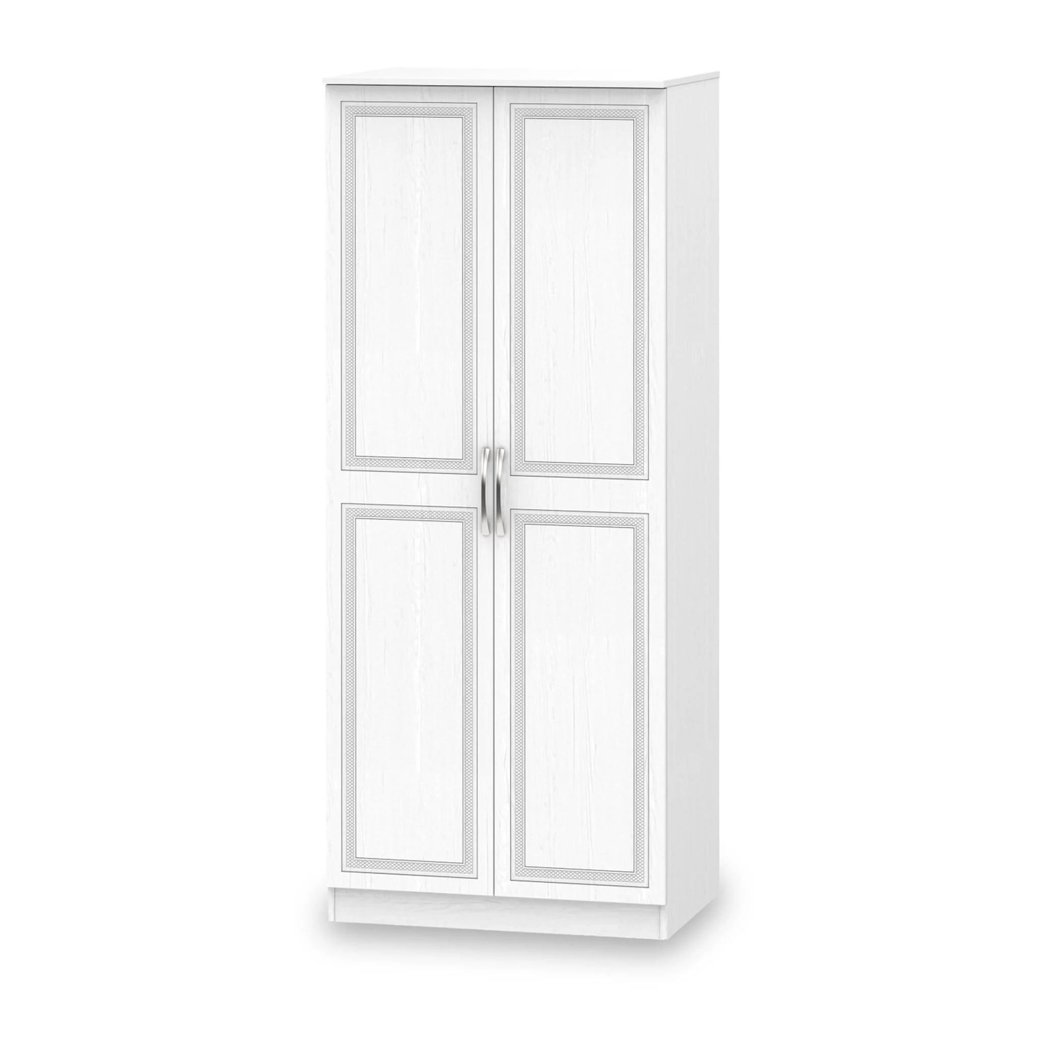 Killgarth White 2 Door Wardrobe - Image 3