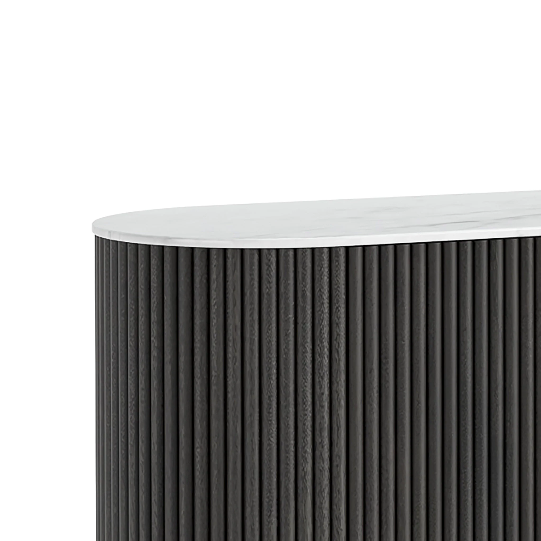 Milo Mango & Marble Fluted Sideboard - Image 9