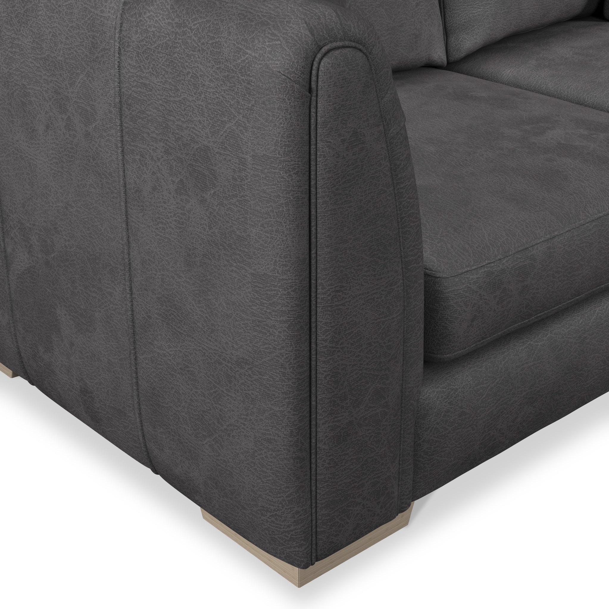 Oakley Faux Leather 2 Seater Sofa - Image 25