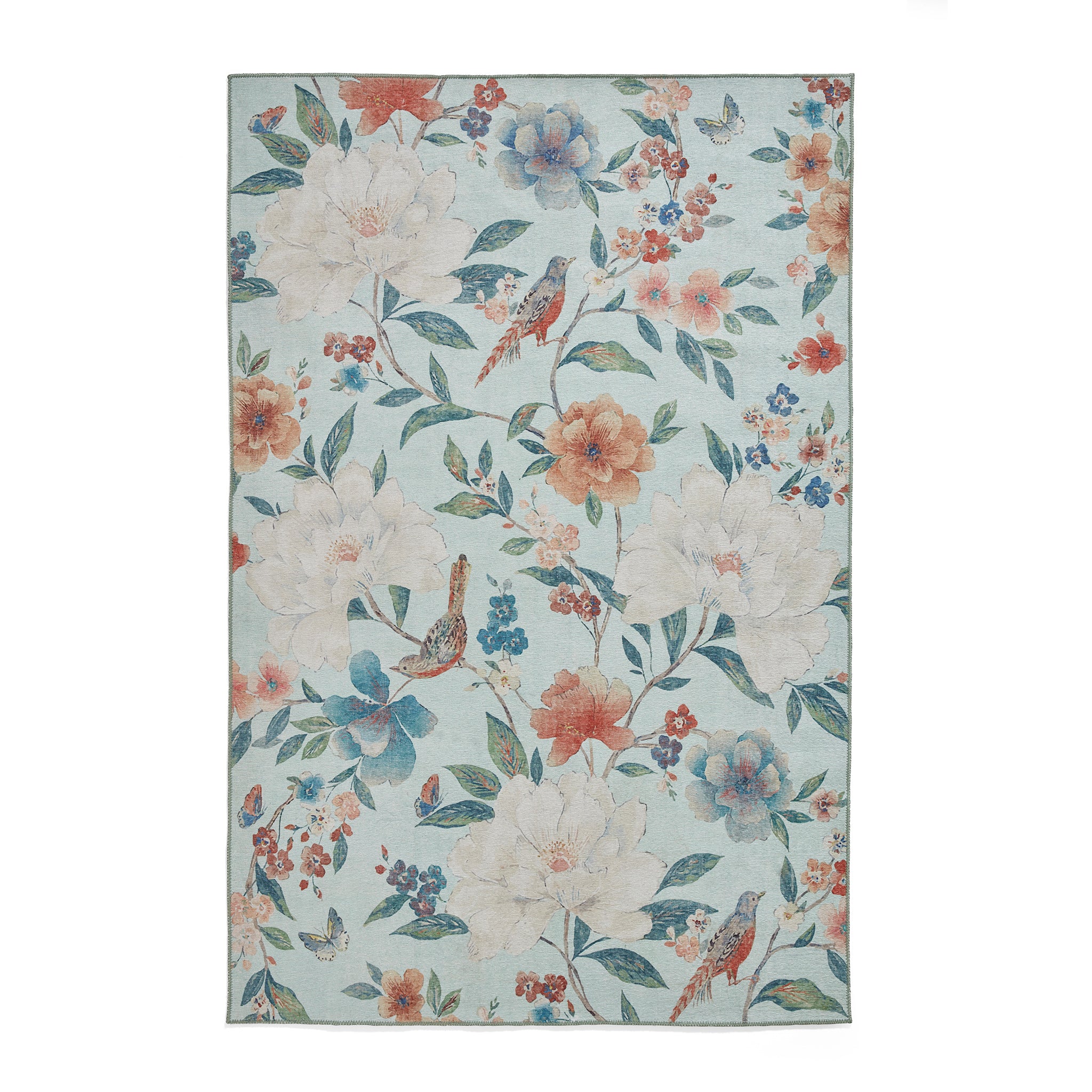 Pippa Floral Washable Rug - Image 28