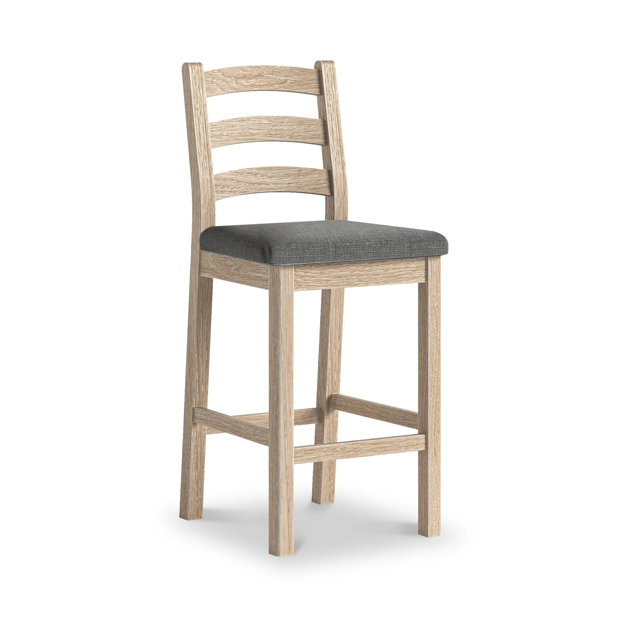 Portland Washed Oak Bar Stool - Image 7