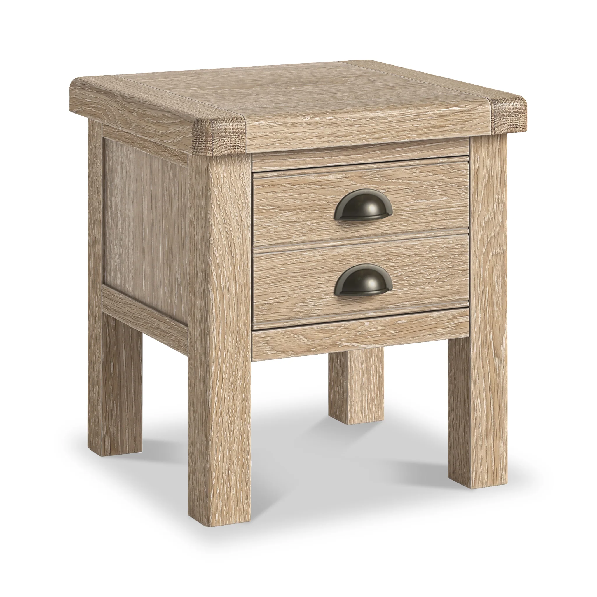 Portland Washed Oak Lamp Table - Image 3