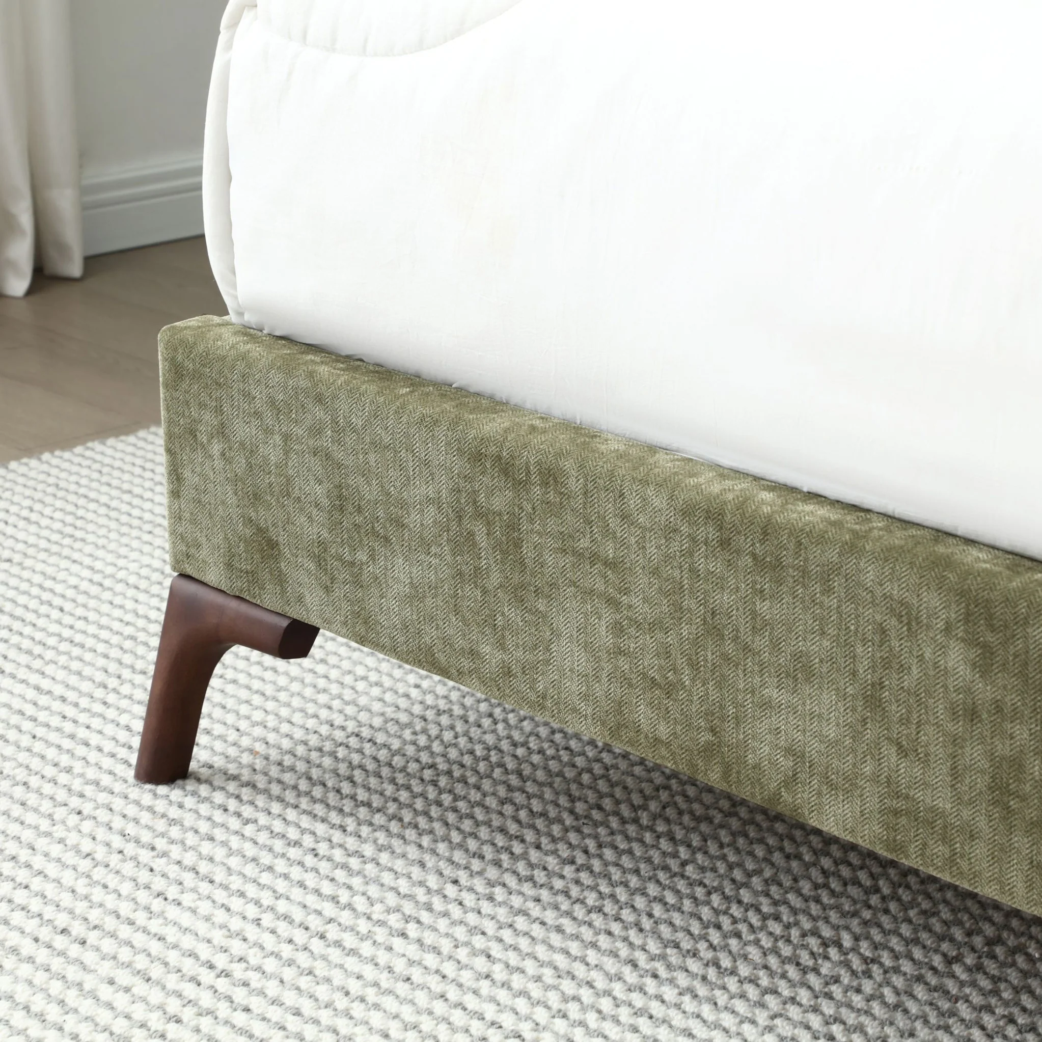 Russell Chenille Bed Frame - Image 4
