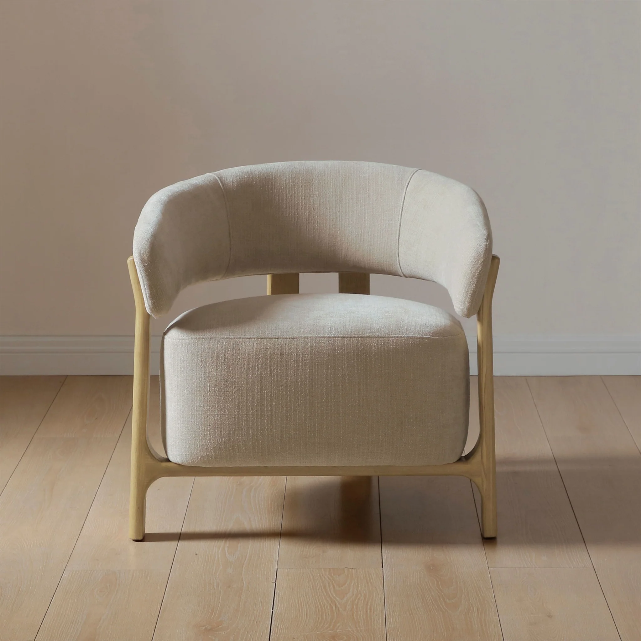 Sorelle Curved Accent Chair - Image 11