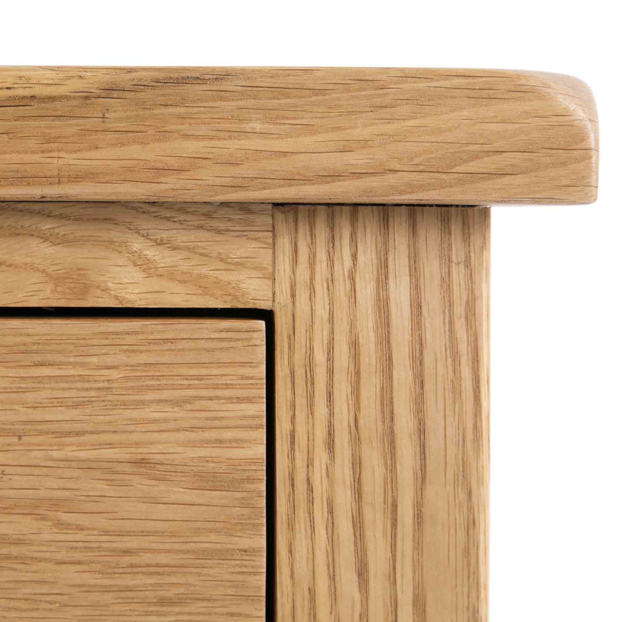 Surrey Oak Double Wardrobe & Drawer - Image 15