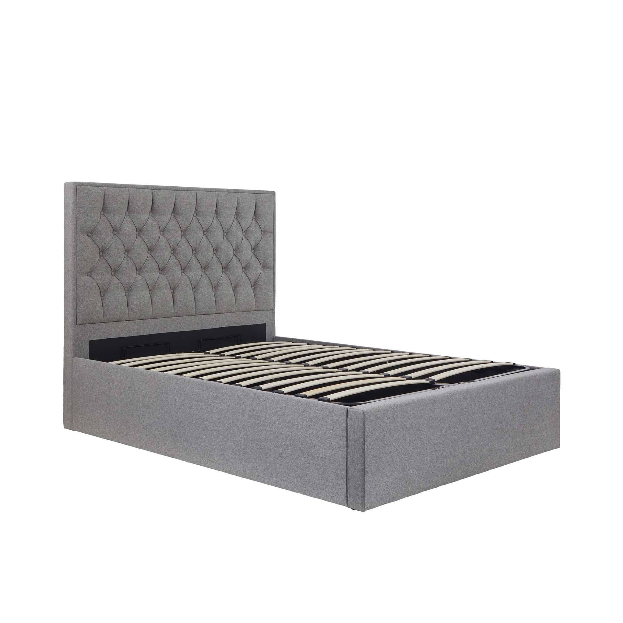 Sutton Upholstered Ottoman Storage Bed Frame - Image 4