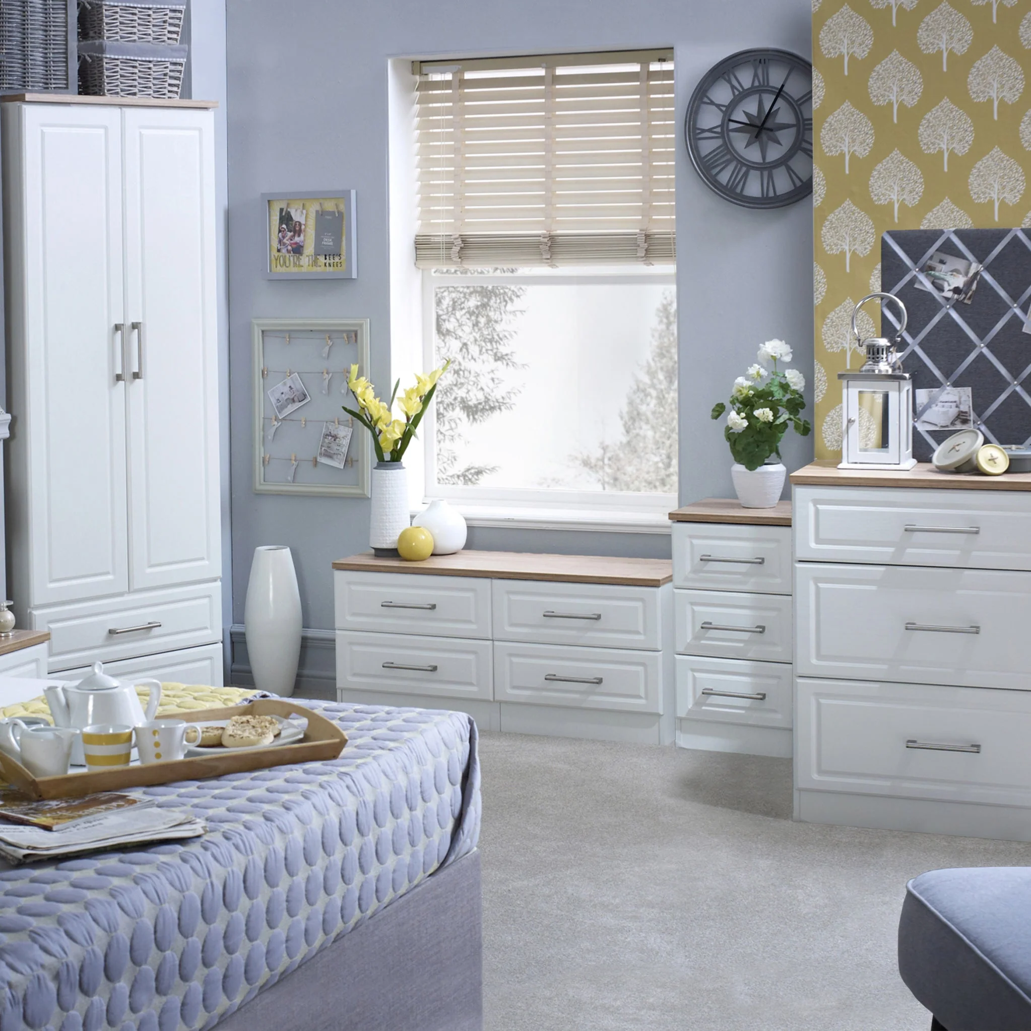 Talland 2 Door 2 Drawer Wardrobe - Image 5