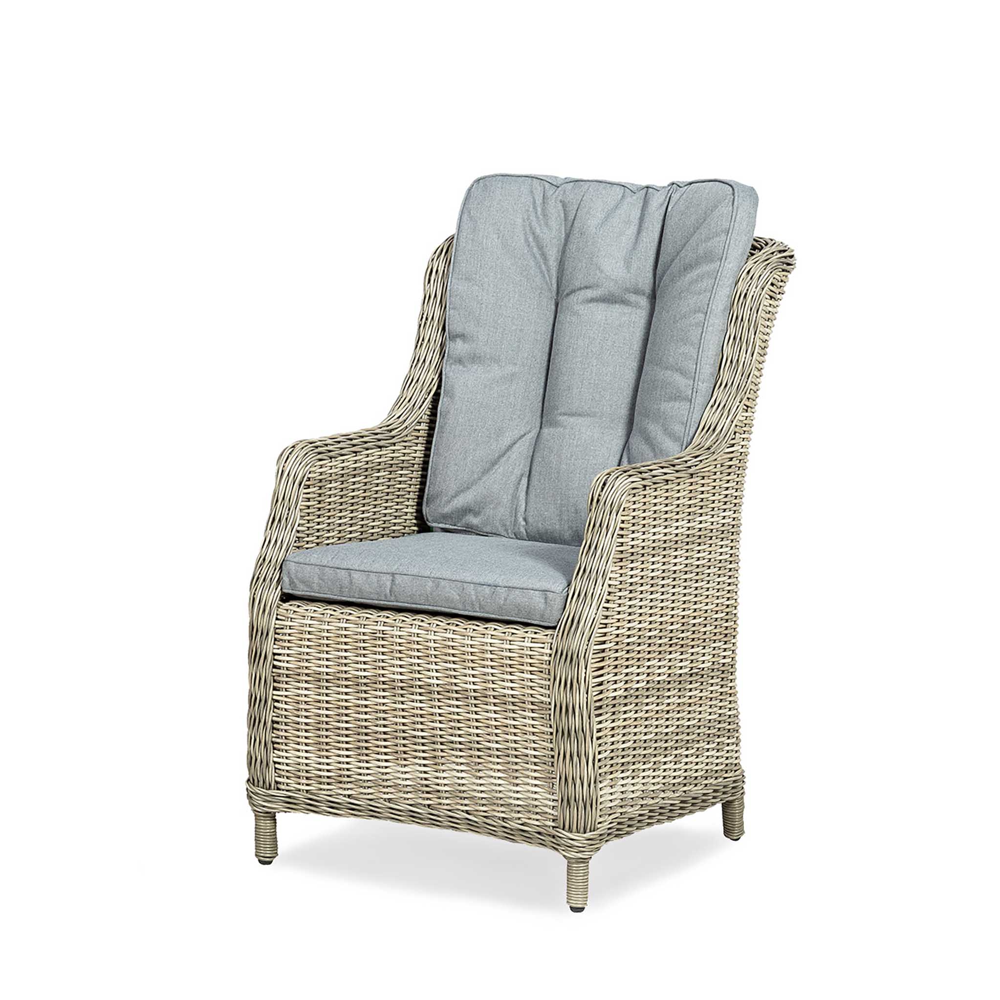 Wentworth 2 Seat Highback Rattan Bistro Set - Image 6