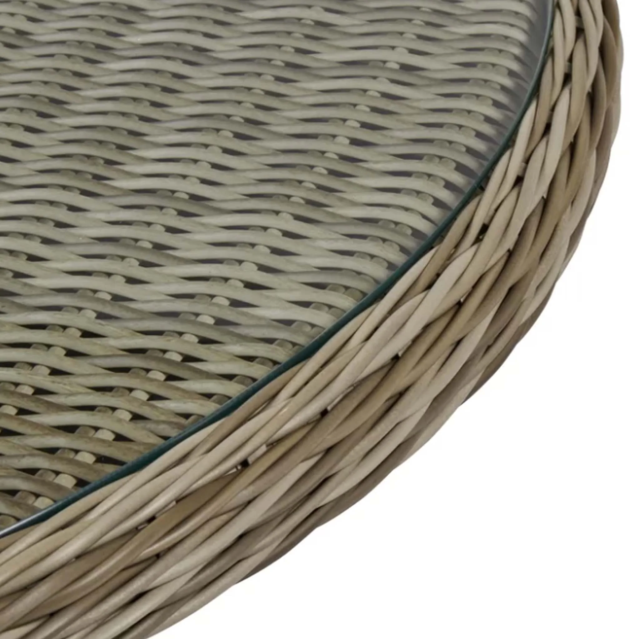 Wentworth 2 Seat Highback Rattan Bistro Set - Image 9